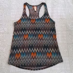 🌼Charles Porter Boho Sleeveless Racerback Scoopneck Top, Size M